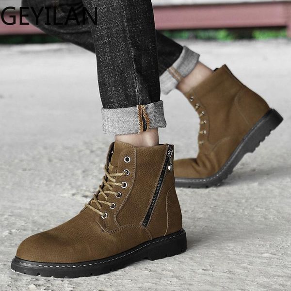 boots men winter warm comfortable fashion genuine leather lace up snow outdoor men's wool plush big size 47 o4, Black
boots men winter warm comfortable fashion genuine leather lace up snow outdoor men's wool plush big size 47 o4, Black