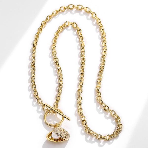 chokers fashion elegant gold color choker necklace for women shell shape pendant with man-made pearl 2021 ins trendy jewelry, Golden;silver
chokers fashion elegant gold color choker necklace for women shell shape pendant with man-made pearl 2021 ins trendy jewelry, Golden;silver