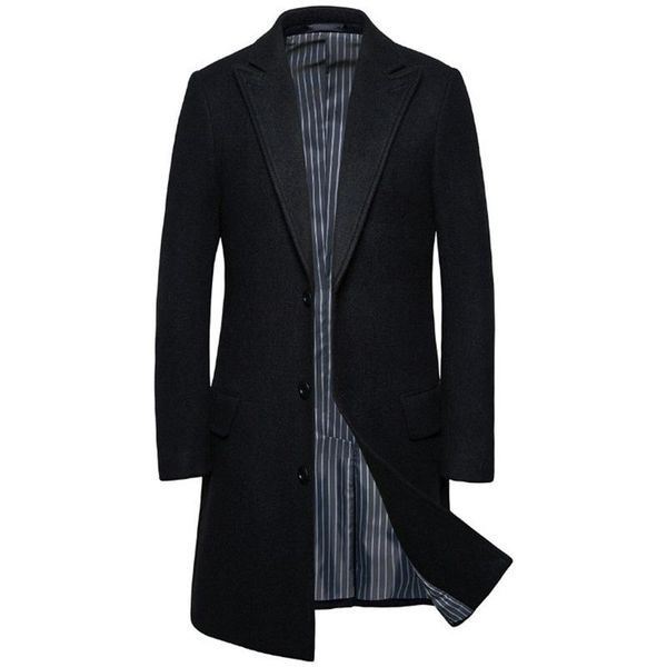 winter wool blends jacket men business casual long trench coat fashion boutique coats male slim fit overcoat m-5xl men's &, Black
winter wool blends jacket men business casual long trench coat fashion boutique coats male slim fit overcoat m-5xl men's &, Black