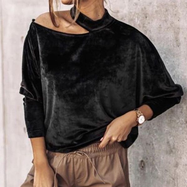 harajuku ladies t-shirt fashion solid long sleeve halter neck bat spring korean clothing 2021 women's, White
harajuku ladies t-shirt fashion solid long sleeve halter neck bat spring korean clothing 2021 women's, White