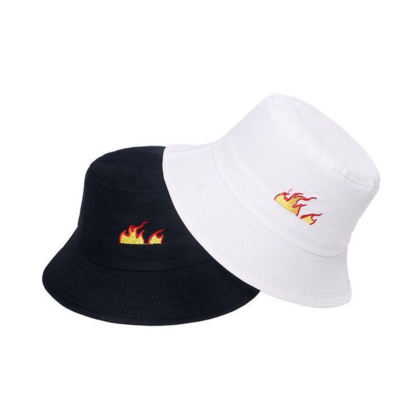 wide brim hats 2021 style fire embroidery bucket hat fisherman outdoor travel sun cap for men and women, Blue;gray
wide brim hats 2021 style fire embroidery bucket hat fisherman outdoor travel sun cap for men and women, Blue;gray