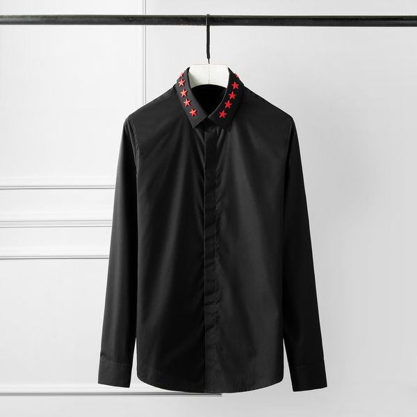 tee polo shirt men luxury red flag five star rivet long sleeve mens black white casual shirts man plus size 4xl, White;black
tee polo shirt men luxury red flag five star rivet long sleeve mens black white casual shirts man plus size 4xl, White;black