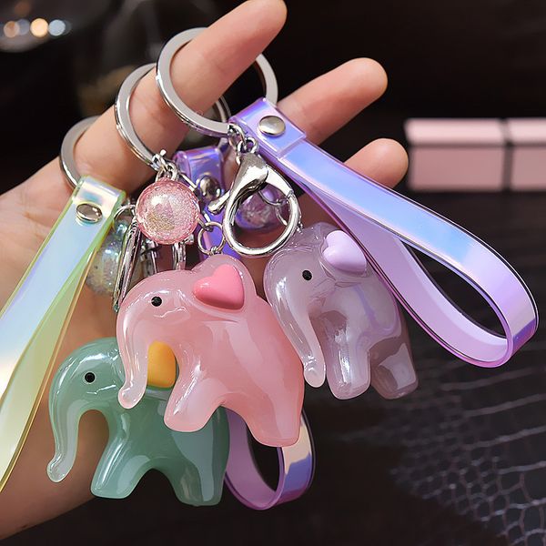 Acrylic Cartoon Elephant Doll Ins Magic Leather Rope Keychain Lady Bag Crystal Elephant Pendant K0236
Acrylic Cartoon Elephant Doll Ins Magic Leather Rope Keychain Lady Bag Crystal Elephant Pendant K0236