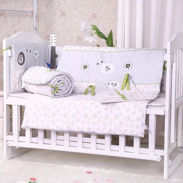 bedding sets 4pcs/set baby set cotton crib kit for cradle children infant bed sheet born kids skirt quilt diaper bag
bedding sets 4pcs/set baby set cotton crib kit for cradle children infant bed sheet born kids skirt quilt diaper bag
