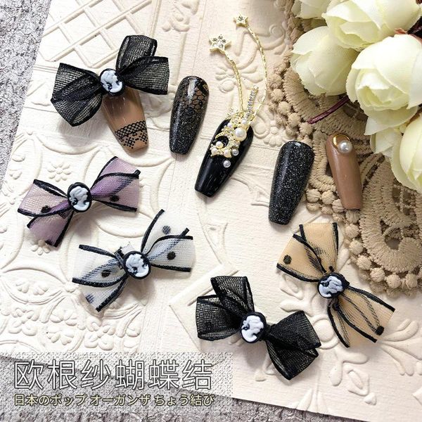 piece organza bowtie charms nail art accessories salon home diy manicure pearl decorations ornaments 3d ribbon bow nails charm, Silver;gold
piece organza bowtie charms nail art accessories salon home diy manicure pearl decorations ornaments 3d ribbon bow nails charm, Silver;gold