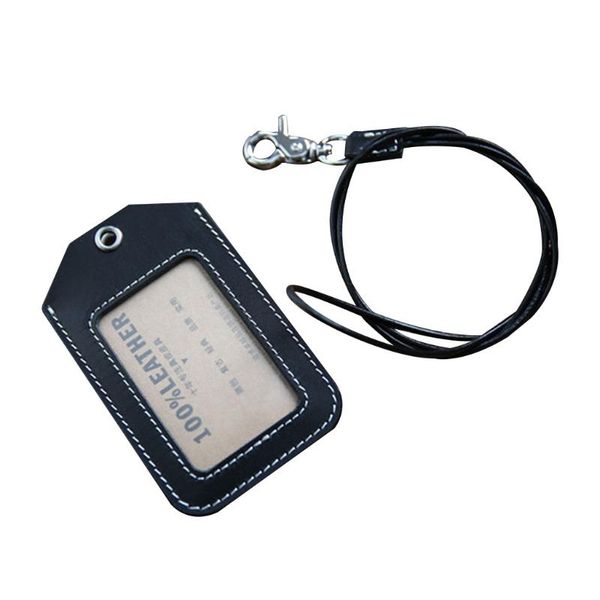 card holders vertical style leather id badge holder case with neck strap lanyard, Brown;gray
card holders vertical style leather id badge holder case with neck strap lanyard, Brown;gray