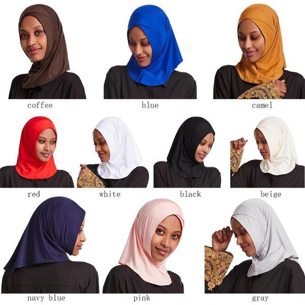 scarves full cover faster scarf hijab caps cross turban hat for women islamic underscarf bonnet solid modal neck head cagoule, Blue;gray
scarves full cover faster scarf hijab caps cross turban hat for women islamic underscarf bonnet solid modal neck head cagoule, Blue;gray