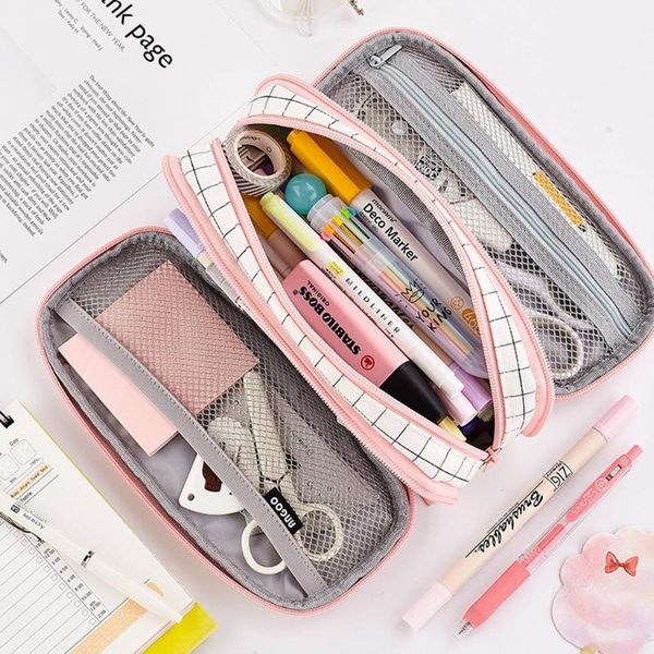 kawaii canvas large capacity pencil case bag portable pen brushes pouch box stationery gifts school supplies bags
kawaii canvas large capacity pencil case bag portable pen brushes pouch box stationery gifts school supplies bags
