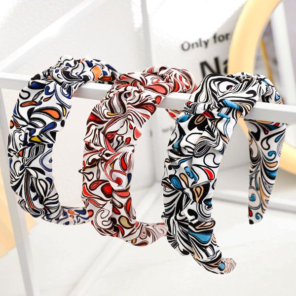 hair hoop printed fabric pleated headband net red press wash face hair bundle f481, Silver
hair hoop printed fabric pleated headband net red press wash face hair bundle f481, Silver