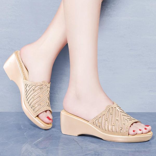 dress shoes slippers woman moolecole leisure women slip-on peep toe sandals platform wedges heels for 2-9589, Black
dress shoes slippers woman moolecole leisure women slip-on peep toe sandals platform wedges heels for 2-9589, Black