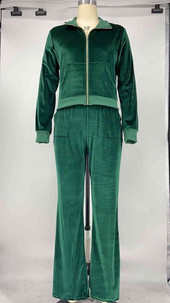 the fashion leisure tracksuit women two velvet piece set autumn winter clothes zip hooded crop and pants suit casual velour women's set, Gray
the fashion leisure tracksuit women two velvet piece set autumn winter clothes zip hooded crop and pants suit casual velour women's set, Gray