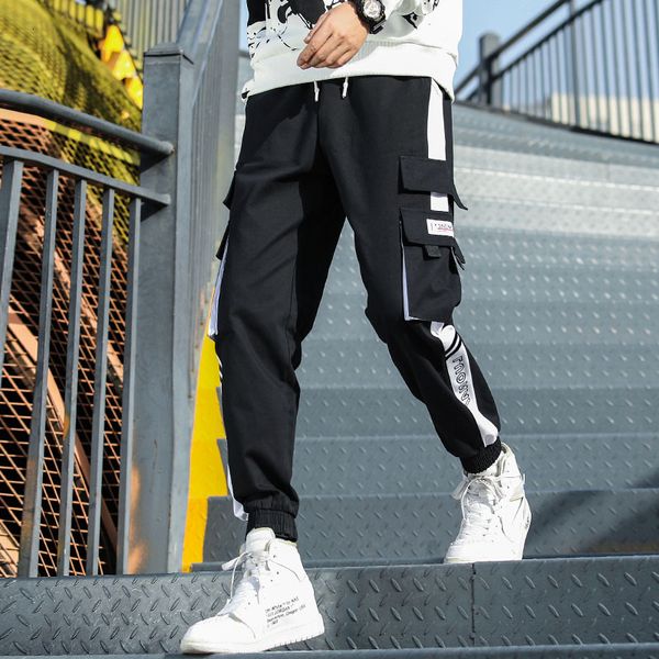pant men's multi pockets cargo harem hip hop casual male track joggers trousers fashion harajuku men pants streetwear novz, Black
pant men's multi pockets cargo harem hip hop casual male track joggers trousers fashion harajuku men pants streetwear novz, Black