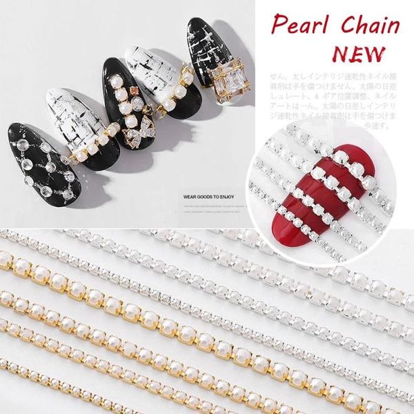 nail art decorations glitter striping ball lines silver 3d diy jewelry manicure accessories pearl chains, Silver;gold
nail art decorations glitter striping ball lines silver 3d diy jewelry manicure accessories pearl chains, Silver;gold