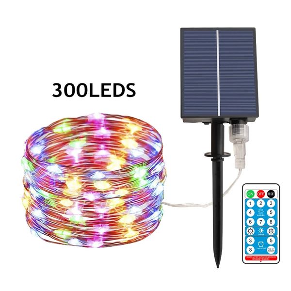300 leds outdoor solar lamp string lights 32m with 8 lighting modes waterproof christmas wedding party
300 leds outdoor solar lamp string lights 32m with 8 lighting modes waterproof christmas wedding party