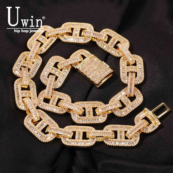 uwin miami necklaces 15mm cuban link cz baguette prong setting iced out zircon pave luxury bling jewelry fashion hiphop for men x0509, Black
uwin miami necklaces 15mm cuban link cz baguette prong setting iced out zircon pave luxury bling jewelry fashion hiphop for men x0509, Black
