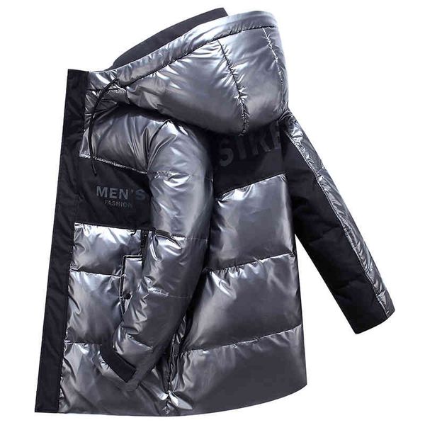 men's hooded kuyomens new casual down jacket thick and warm 2021 autumn winter clothing jackets coats, Black
men's hooded kuyomens new casual down jacket thick and warm 2021 autumn winter clothing jackets coats, Black