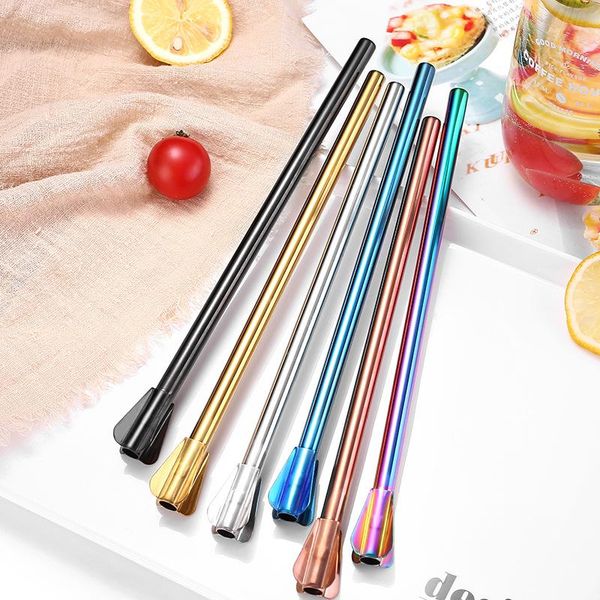 drinking straws 304 stainless steel stirring straw creative multifunctional drink stirrer metal with brush 
drinking straws 304 stainless steel stirring straw creative multifunctional drink stirrer metal with brush