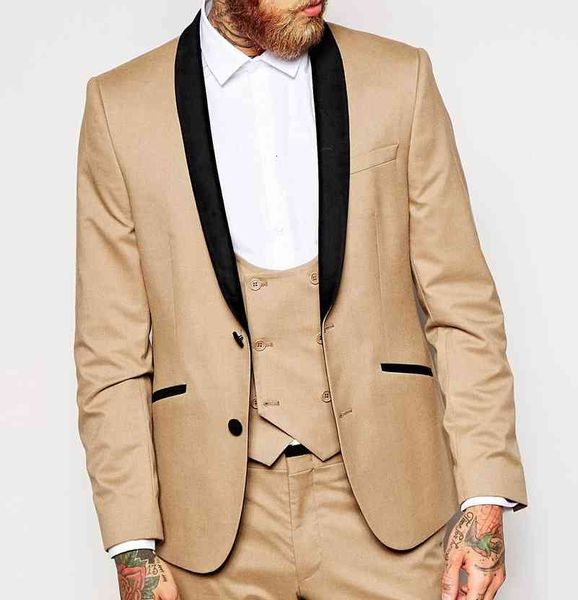 men's suits & blazers custom made groomsmen shawl lapel groom tuxedos khaki men wedding/prom/dinner man blazer(jacket+pants+tie+ve, White;black
men's suits & blazers custom made groomsmen shawl lapel groom tuxedos khaki men wedding/prom/dinner man blazer(jacket+pants+tie+ve, White;black