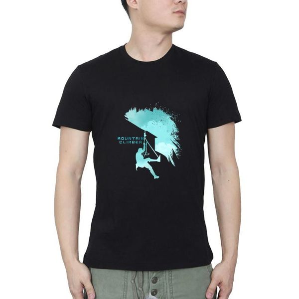 men's t-shirts mountaineer mountain climber wo summer casual streetwear o neck t-shirt, White;black
men's t-shirts mountaineer mountain climber wo summer casual streetwear o neck t-shirt, White;black