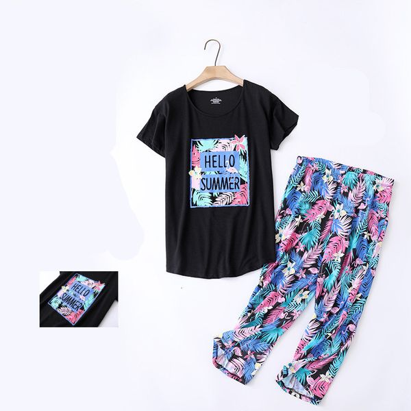 women's sleepwear plus size pajamas short sleeve t-shirt long pants 2piece/set casual cartoon pyjama big mom homewear cozy 1u17, Black;red
women's sleepwear plus size pajamas short sleeve t-shirt long pants 2piece/set casual cartoon pyjama big mom homewear cozy 1u17, Black;red