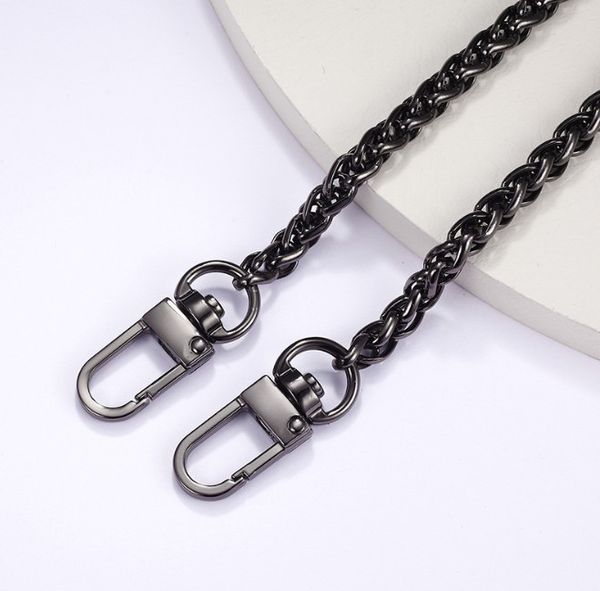 120cm handbag metal chains shoulder bags strap diy purse gold silver accessories, Black
120cm handbag metal chains shoulder bags strap diy purse gold silver accessories, Black