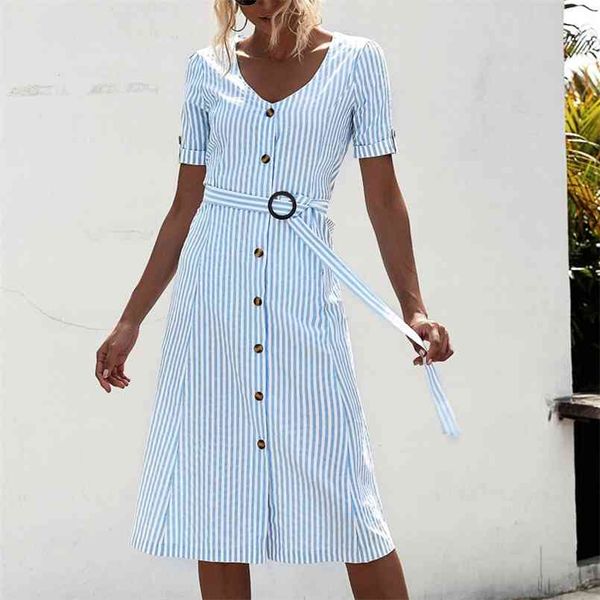 spring summer selling elegant midi dress with belt women v-neck short sleeve striped button lace-up dress for 210508, Black;gray
spring summer selling elegant midi dress with belt women v-neck short sleeve striped button lace-up dress for 210508, Black;gray
