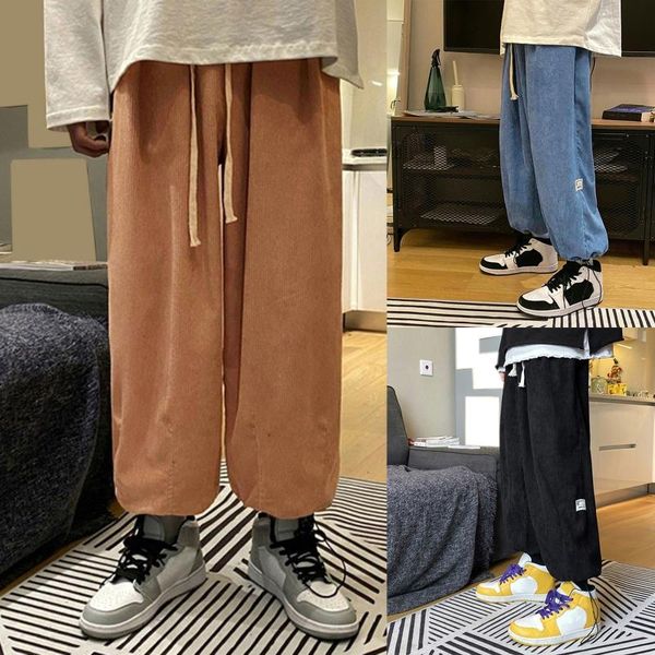 men's pants in stock mens wide leg large size loose corduroy casual pant harlan trousers light weight joggers men #8, Black
men's pants in stock mens wide leg large size loose corduroy casual pant harlan trousers light weight joggers men #8, Black
