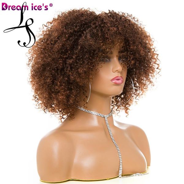 lans fashion 16 inch afro kinky curly synthetic wigs for women high temperature medium long hair, Black
lans fashion 16 inch afro kinky curly synthetic wigs for women high temperature medium long hair, Black