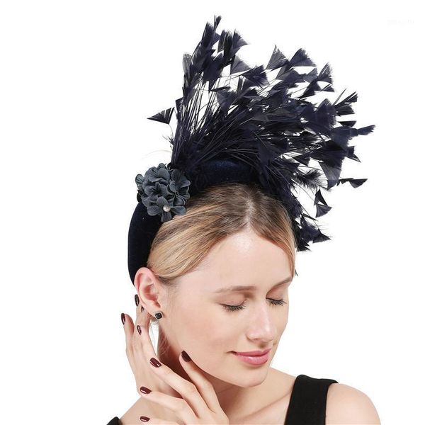 princess cocktail thick headbands feather fascinator navy women gorgeous headwear with brooch decor fashion hair accessories1
princess cocktail thick headbands feather fascinator navy women gorgeous headwear with brooch decor fashion hair accessories1