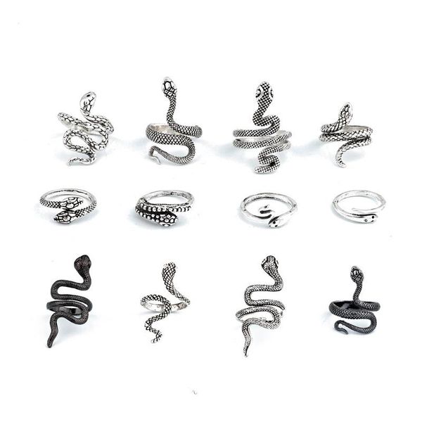 cluster rings 1 piece european retro punk exaggerated spirit snake men's and women's ring fashion personality stereoscopic open, Golden;silver
cluster rings 1 piece european retro punk exaggerated spirit snake men's and women's ring fashion personality stereoscopic open, Golden;silver