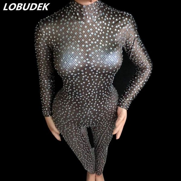 women's jumpsuits & rompers nightclub women high stretch rhinestones jumpsuit crystals leotard bodysuit bar dj singer dancer performanc, Black;white
women's jumpsuits & rompers nightclub women high stretch rhinestones jumpsuit crystals leotard bodysuit bar dj singer dancer performanc, Black;white