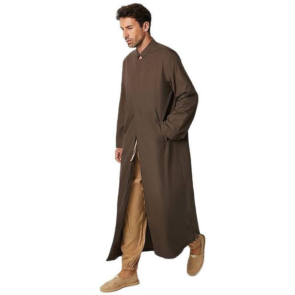 ethnic clothing long sleeve retro jubba thobe solid button stand collar middle east dubai robes caftanmen muslim kaftan islamic arabic, Red
ethnic clothing long sleeve retro jubba thobe solid button stand collar middle east dubai robes caftanmen muslim kaftan islamic arabic, Red