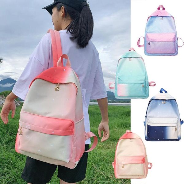 school bags classic delicate gradient color backpack star printed bag student large capacity rucksack
school bags classic delicate gradient color backpack star printed bag student large capacity rucksack