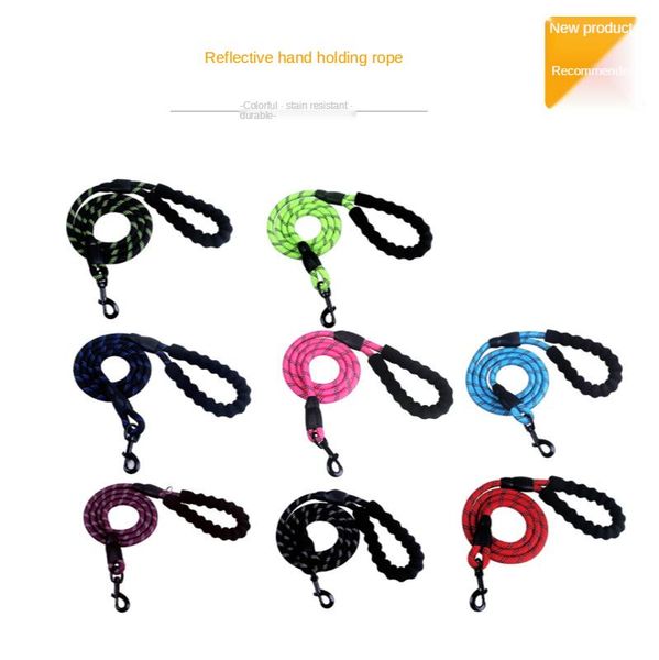 dog collars & leashes factory pet reflective traction rope round nylon explosion-proof foam handle belt set customization
dog collars & leashes factory pet reflective traction rope round nylon explosion-proof foam handle belt set customization