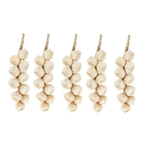 decorative flowers & wreaths 5pcs artificial garlic strings home kitchen garden hanging stand display decor simulation vegetables
decorative flowers & wreaths 5pcs artificial garlic strings home kitchen garden hanging stand display decor simulation vegetables