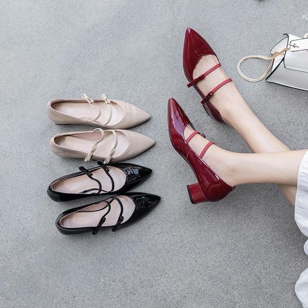 dress shoes 2021 spring high heels women's pumps genuine leather sweet roma gladiator mary jane ladies dating femme, Black
dress shoes 2021 spring high heels women's pumps genuine leather sweet roma gladiator mary jane ladies dating femme, Black