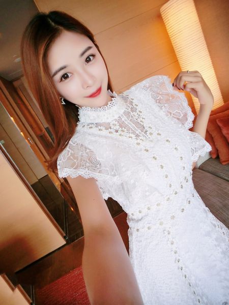 white lace party cute women butterfly sleeve elegant flower embroidery pearls slim hollow out summer long es, Black;gray
white lace party cute women butterfly sleeve elegant flower embroidery pearls slim hollow out summer long es, Black;gray