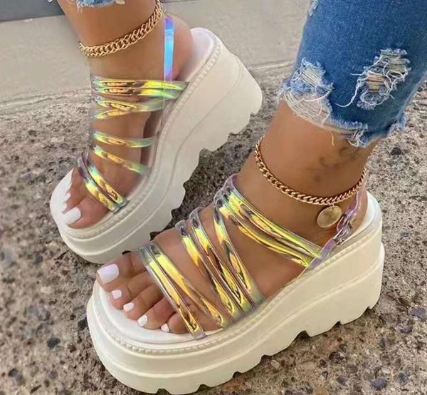 women summer sandals back strap buckle platform wedges mid heel increasing height fashion beach ladies shoes zapatos de mujer, Black
women summer sandals back strap buckle platform wedges mid heel increasing height fashion beach ladies shoes zapatos de mujer, Black