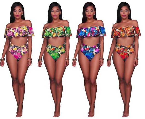 flower women's fashion multicolor printing bikini split swimsuit lz-161#, White;black
flower women's fashion multicolor printing bikini split swimsuit lz-161#, White;black