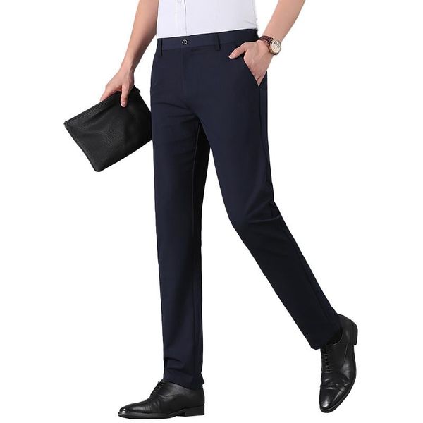 men's pants brand clothing casual comfortable business men quality 2021 fashion pant korean style straight long dress work trousers, Black
men's pants brand clothing casual comfortable business men quality 2021 fashion pant korean style straight long dress work trousers, Black