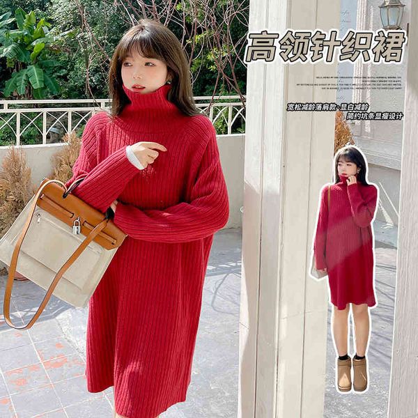 large women's dress 200kg high neck with wool skirt inside fat mm winter thin bottomed knitted women 20551, Black
large women's dress 200kg high neck with wool skirt inside fat mm winter thin bottomed knitted women 20551, Black