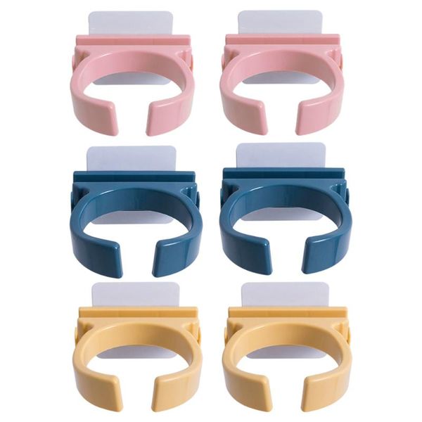 hooks & rails 6pcs hair dryer shelves indoor hanging racks wall storage stands 
hooks & rails 6pcs hair dryer shelves indoor hanging racks wall storage stands