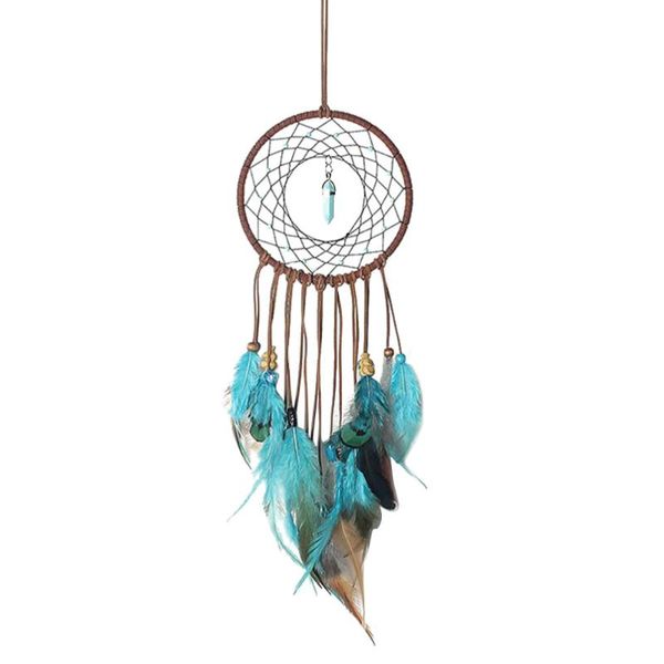 decorative objects & figurines 2pcs blue feather dream catcher handmade hanging pendant beaded decoration circular net car home ornaments gi
decorative objects & figurines 2pcs blue feather dream catcher handmade hanging pendant beaded decoration circular net car home ornaments gi