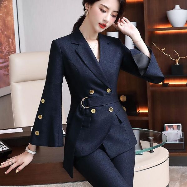 women's two piece pants 2021 spring autumn women blazer and 2 pieces sets lady ol double breasted flare trousers set female chic suit n, White
women's two piece pants 2021 spring autumn women blazer and 2 pieces sets lady ol double breasted flare trousers set female chic suit n, White