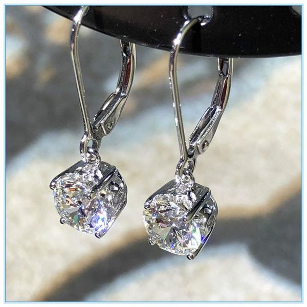 dangle & chandelier refinement silver plated white cz zircon earrings round cut crystal princess earring brida wedding jewelry gifts
dangle & chandelier refinement silver plated white cz zircon earrings round cut crystal princess earring brida wedding jewelry gifts