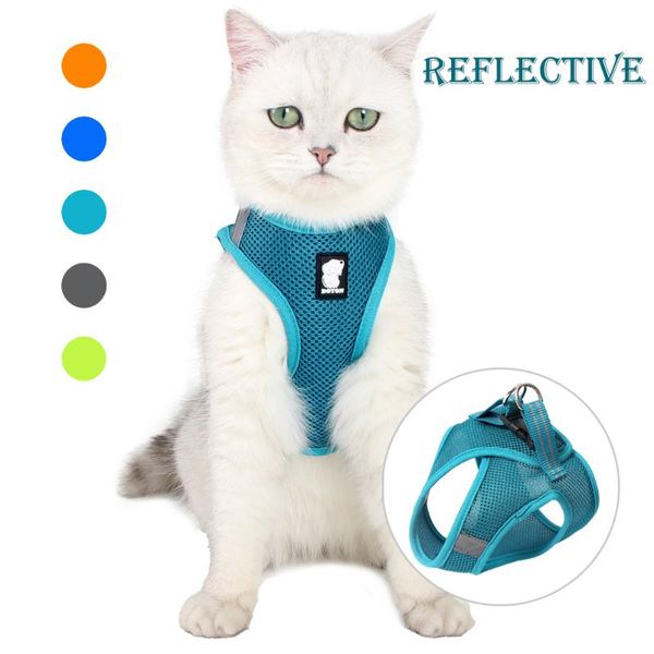 cat collars & leads dog walking jacket harness for cats dogs kitten reflective safety vest with leash pet chihuahua arnes gato
cat collars & leads dog walking jacket harness for cats dogs kitten reflective safety vest with leash pet chihuahua arnes gato
