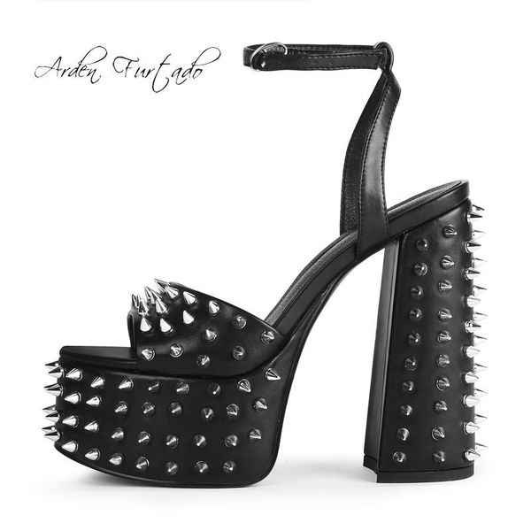 arden furtado fashion women's shoes summer open toe ladies chunky heels platform silver pink rivets sandals size 41 42 43 dress, Black
arden furtado fashion women's shoes summer open toe ladies chunky heels platform silver pink rivets sandals size 41 42 43 dress, Black