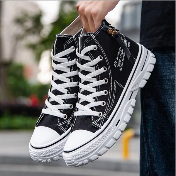 summer breathable high men's canvas boots casual platform black white blue inspired by motocross tires men sneakers sport good service
summer breathable high men's canvas boots casual platform black white blue inspired by motocross tires men sneakers sport good service