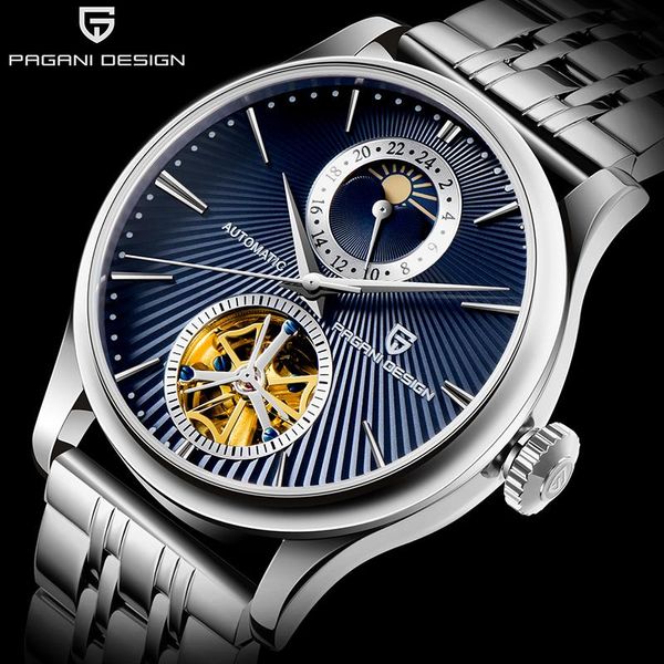 wristwatches pagani design 2021 watches for men watch tourbillon mechanical sapphire glass waterproof reloj hombre, Slivery;brown
wristwatches pagani design 2021 watches for men watch tourbillon mechanical sapphire glass waterproof reloj hombre, Slivery;brown