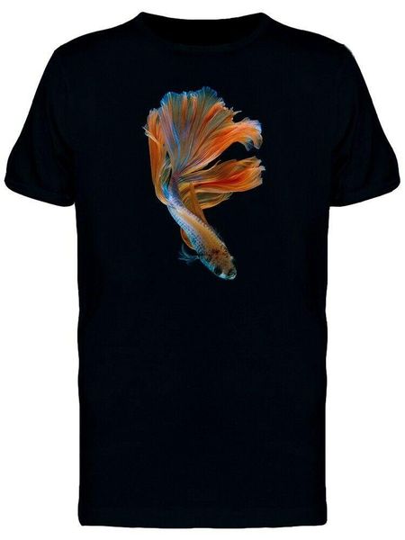 men's t-shirts orange betta swimming down men humor graphic novelty funny t-shirt, White;black
men's t-shirts orange betta swimming down men humor graphic novelty funny t-shirt, White;black